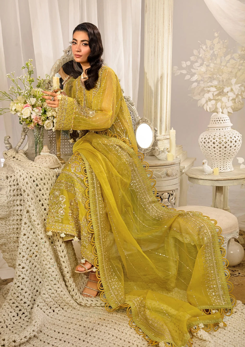 Elaf Premium | Evara Formals 24 | EFE-03 SUNLIT -  Elaf Premium The Formal Exhibit - Original Designer Dress - House of Maryam