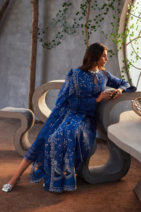 Suffuse Maha lapis blue kurta and pants, photo 3