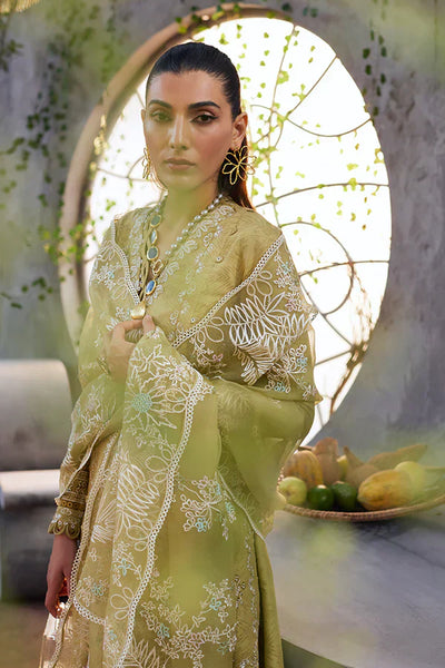 Suffuse Zayb olive green kurta and pants, photo 3