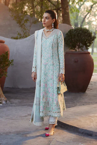 Suffuse Azur turquoise jacquard kurta and pants, photo 3