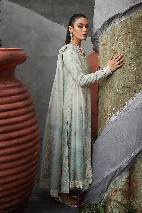 Suffuse Azur turquoise jacquard kurta and pants, photo 5