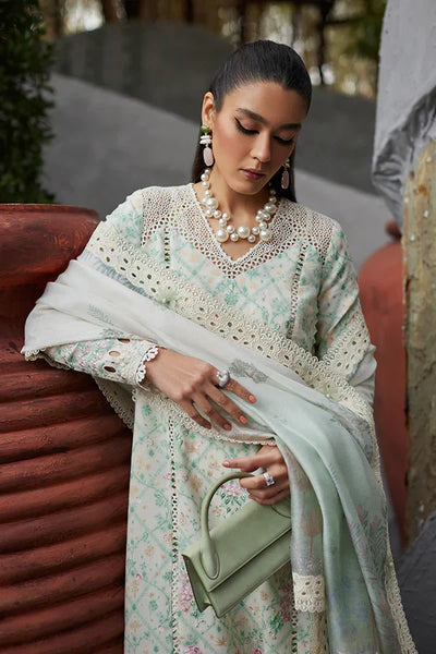 Suffuse Azur turquoise jacquard kurta and pants, photo 4