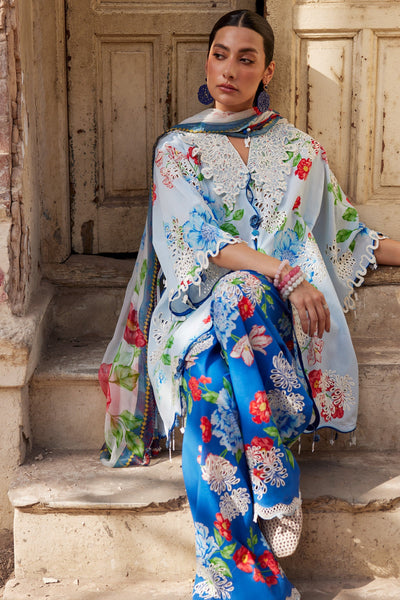 Zaha | Festive Lawn 26 | BLUE POPPY (ZF26-02)