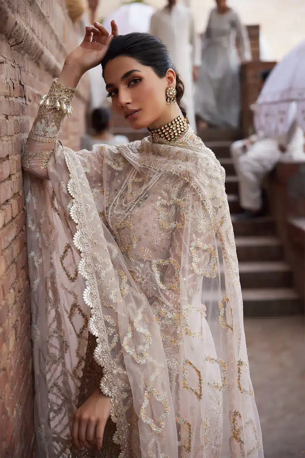 Afrozeh | Dastangoi Wedding Formals | Meharbano by Designer Afrozeh - House of Maryam - Pakistani Designer Ethnic Wear in {{ shop.shopifyCountryName }}