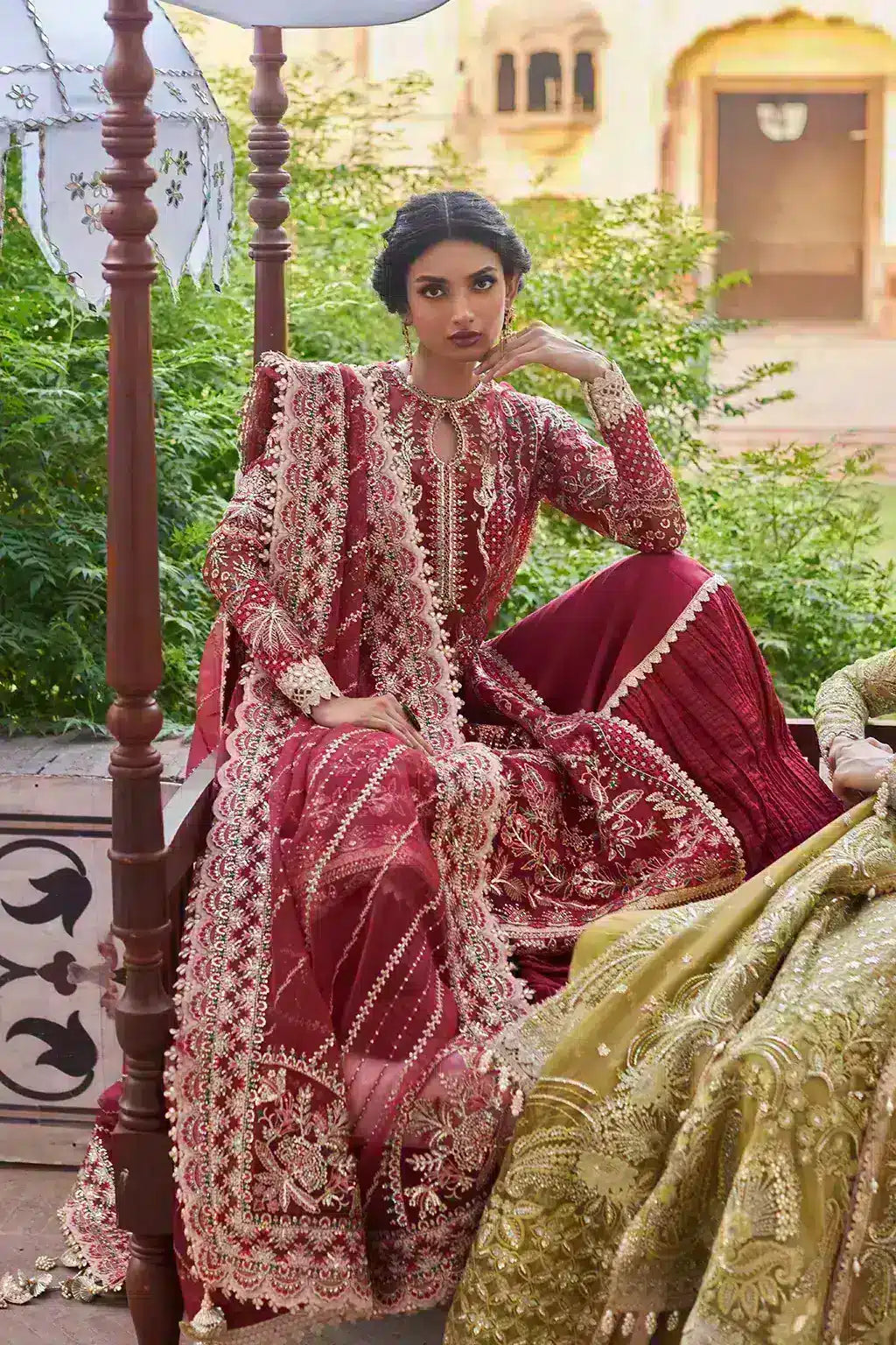 Afrozeh Noor Jehan organza formal suit, photo 4