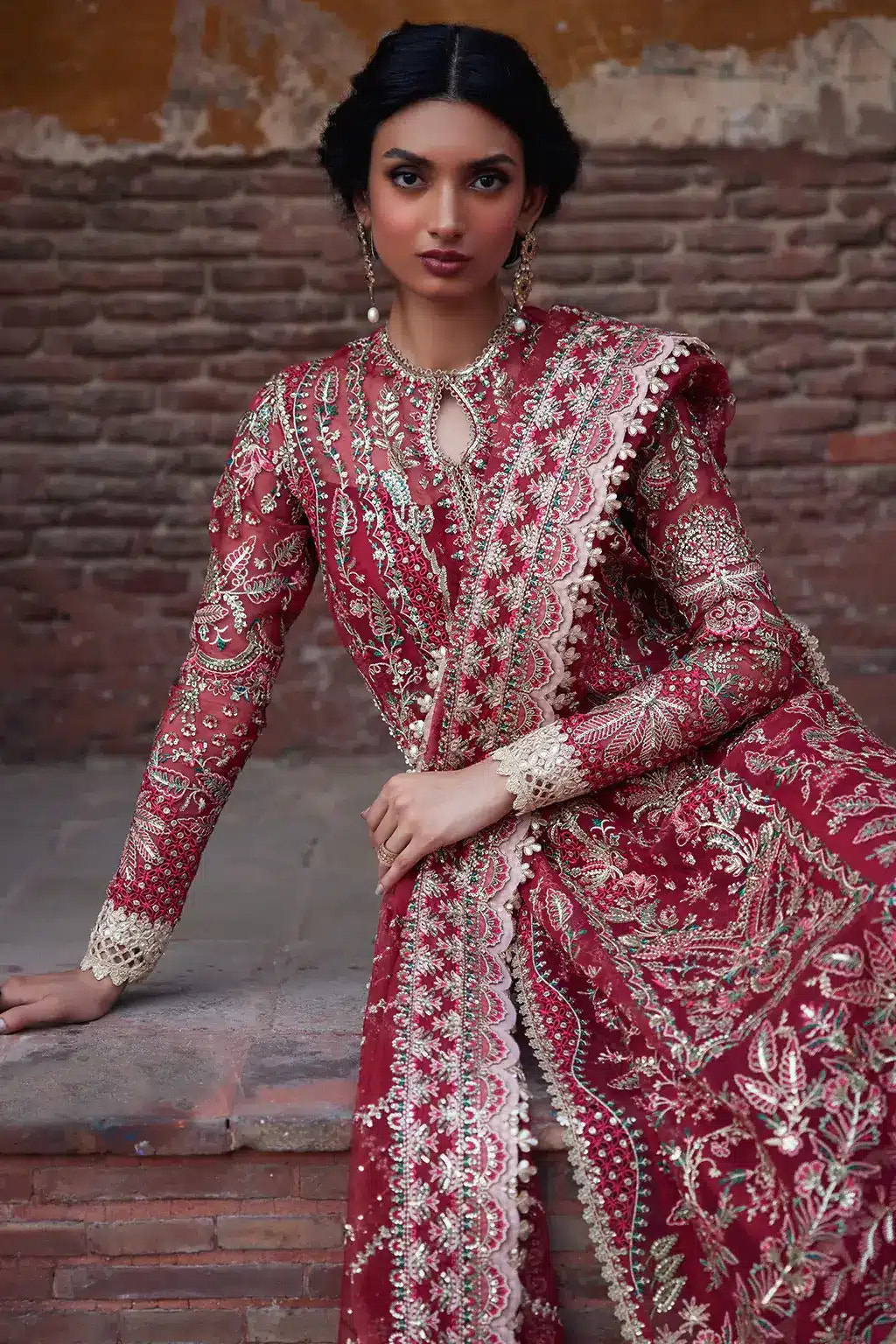 Afrozeh Noor Jehan organza formal suit, photo 3