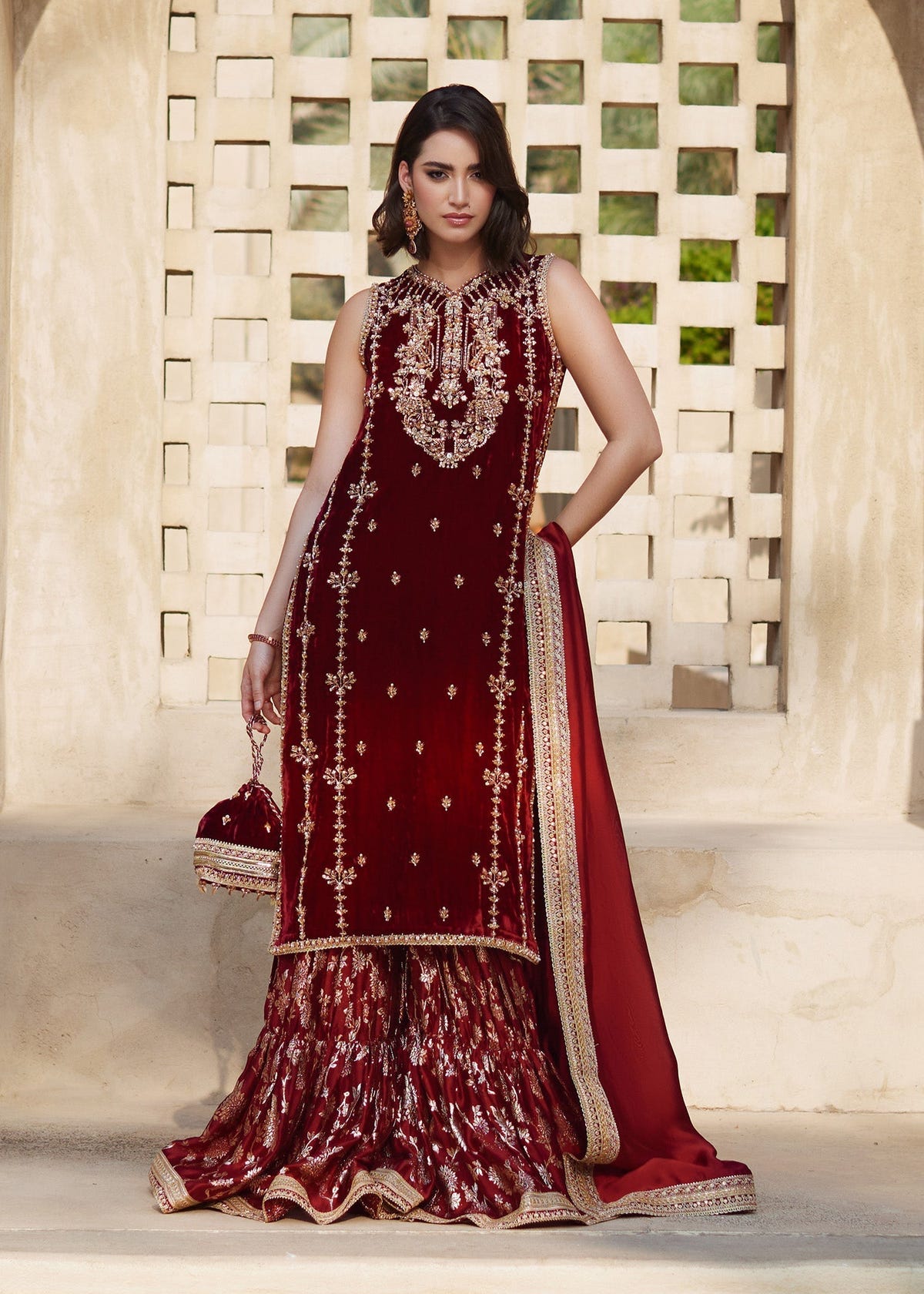Kanwal Malik | Laira Formals | Aline -  Kanwal Malik Ladies Clothes - Original Designer Dress - House of Maryam