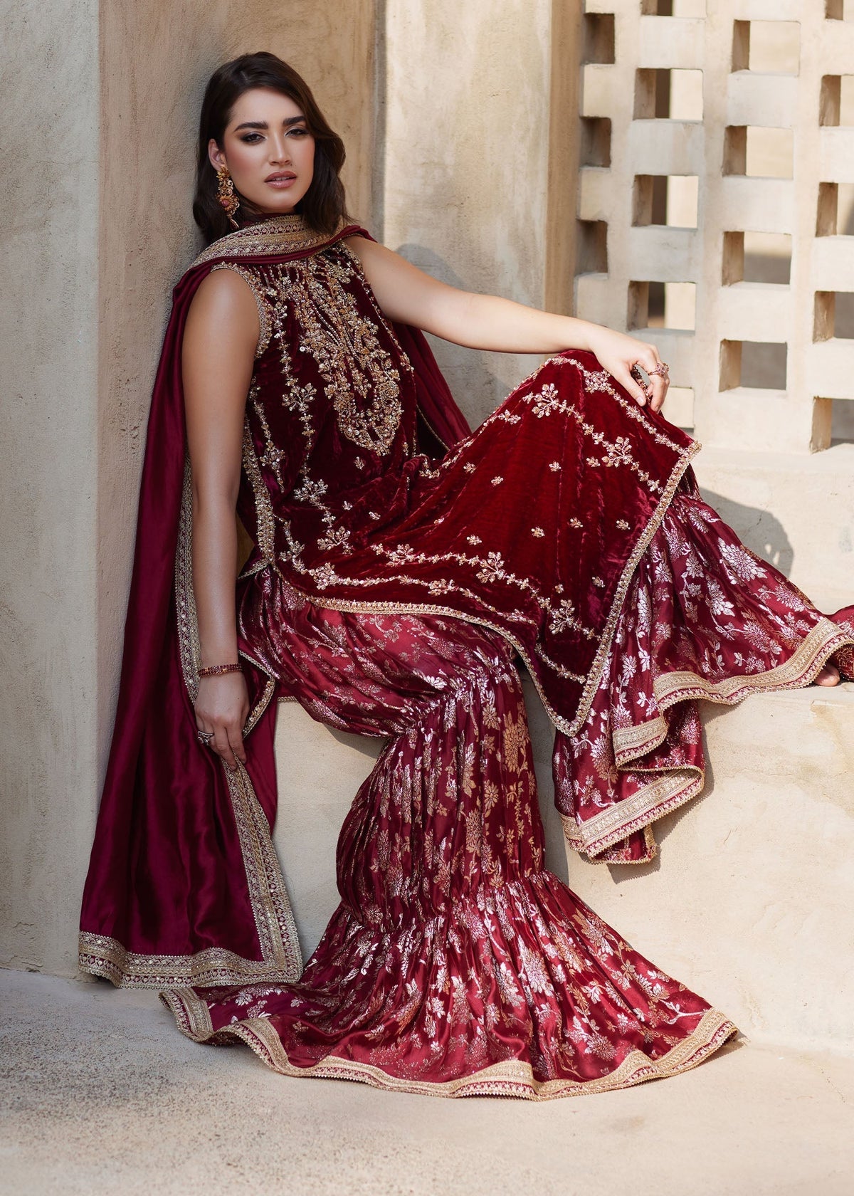 Kanwal Malik | Laira Formals | Aline -  Kanwal Malik Ladies Clothes - Original Designer Dress - House of Maryam