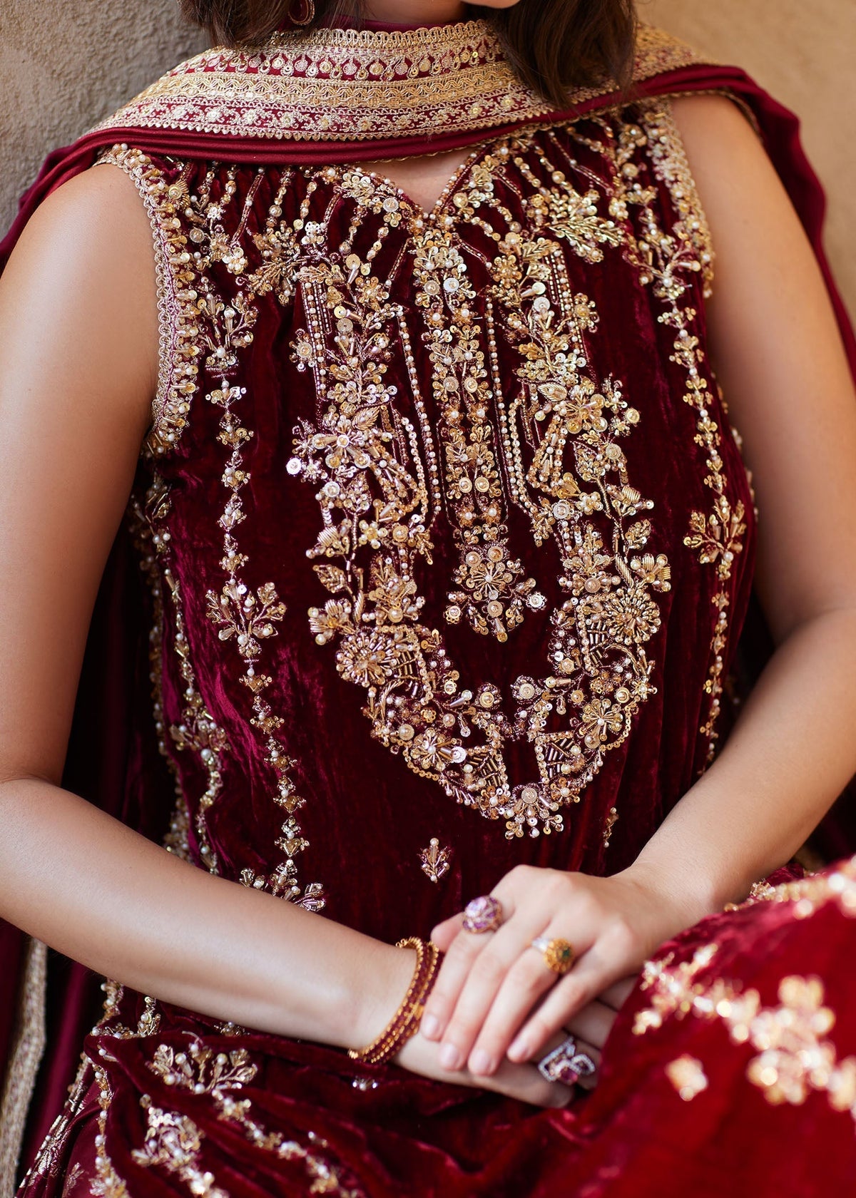 Kanwal Malik | Laira Formals | Aline -  Kanwal Malik Ladies Clothes - Original Designer Dress - House of Maryam