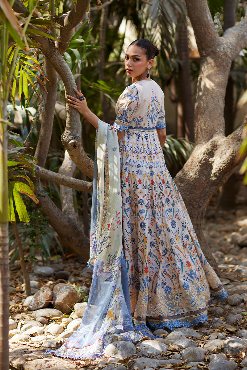 Mina Hassan | Chikankari Lawn 25 | Taara -  Mina Hassan Ladies Clothes - Original Designer Dress - House of Maryam