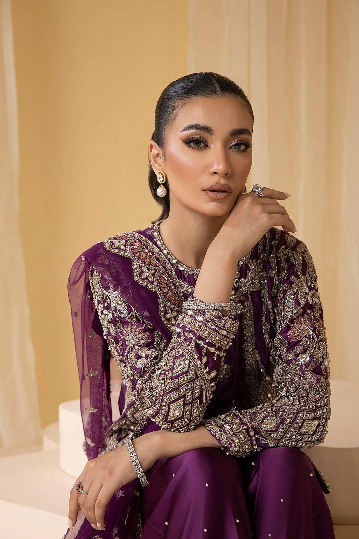 Nuriyaa | Luxe Formals | Haze -  Nuriyaa Luxe - Original Designer Dress - House of Maryam