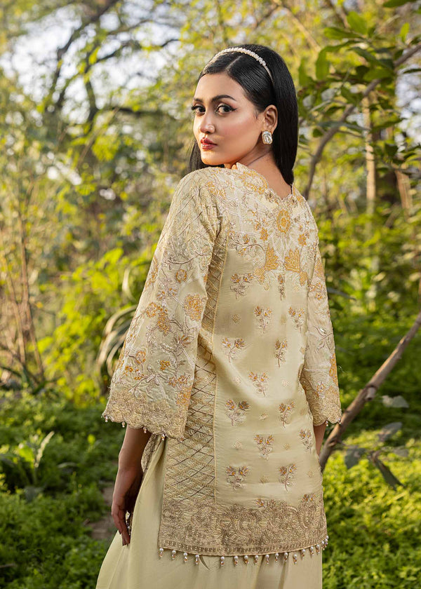 HSY | Summer Edit | Butter Yellow -  HSY Ladies Clothes - Original Designer Dress - House of Maryam