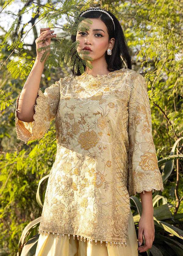 HSY | Summer Edit | Butter Yellow -  HSY Ladies Clothes - Original Designer Dress - House of Maryam