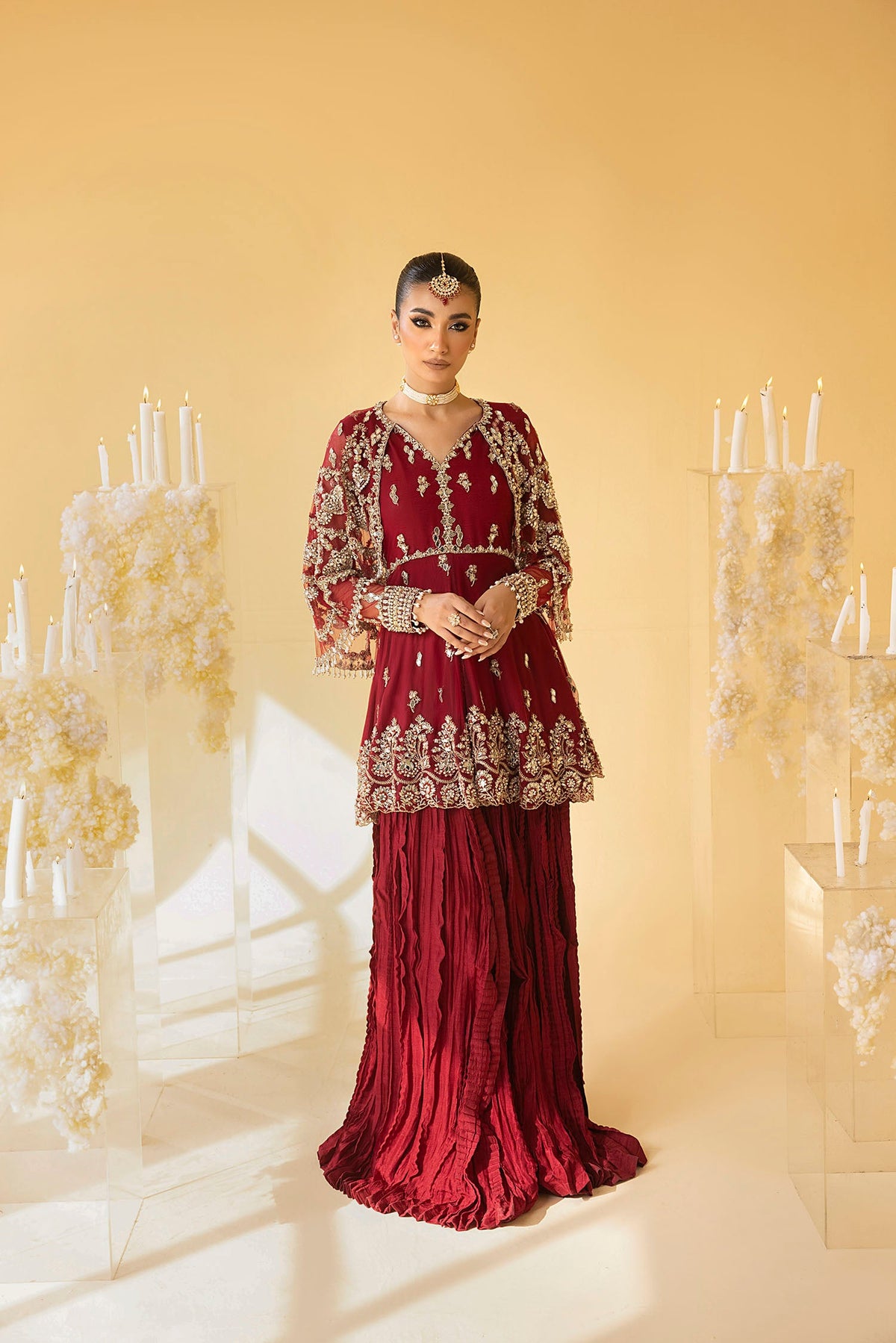 Nuriyaa | Luxe Formals | Scarlet -  Nuriyaa Luxe - Original Designer Dress - House of Maryam