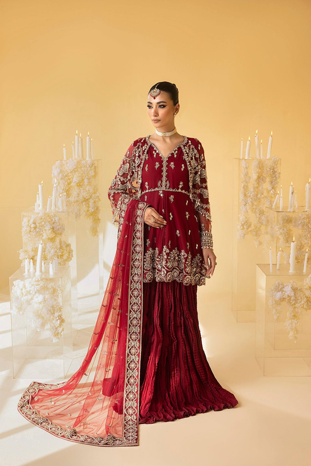 Nuriyaa | Luxe Formals | Scarlet -  Nuriyaa Luxe - Original Designer Dress - House of Maryam