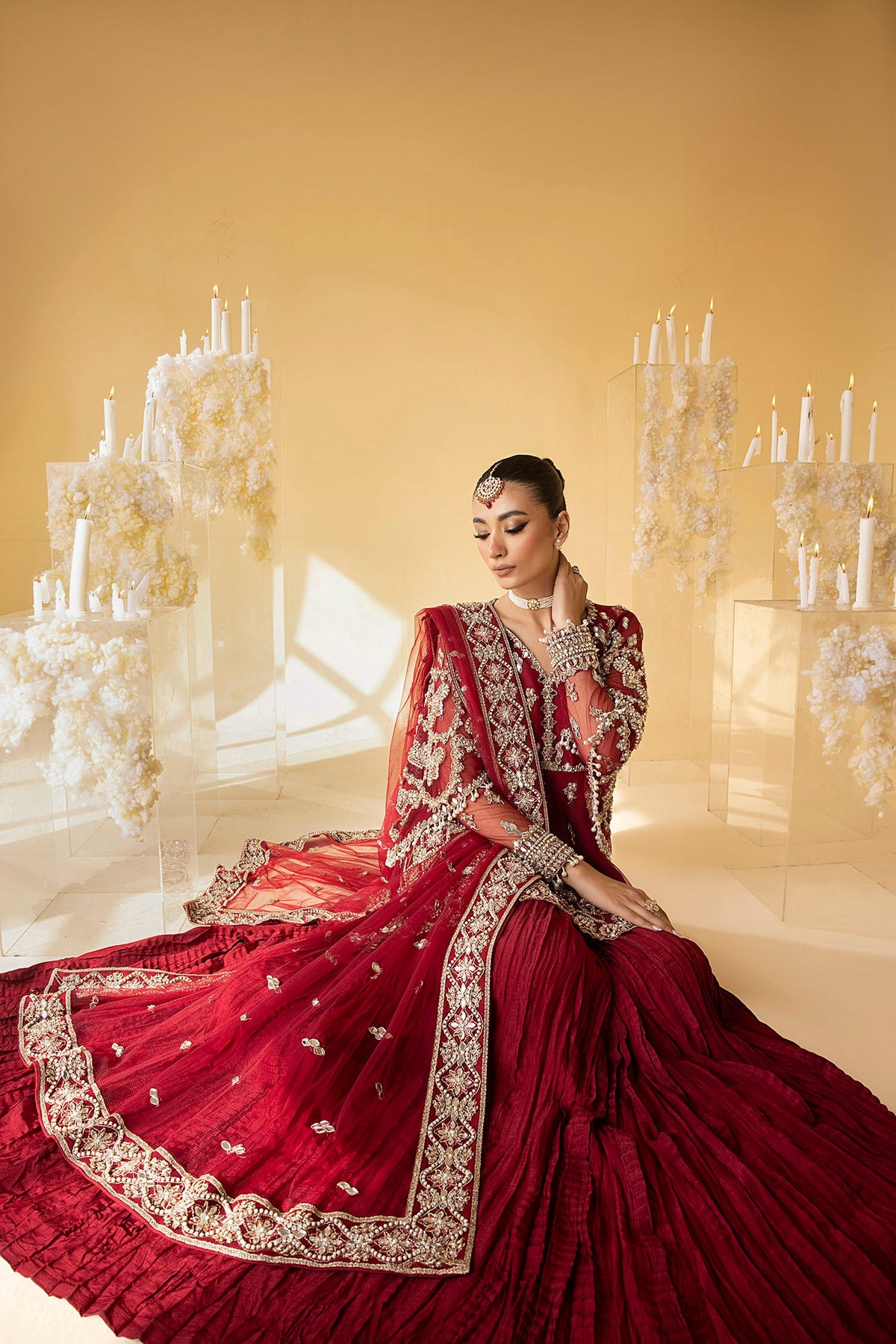 Nuriyaa | Luxe Formals | Scarlet -  Nuriyaa Luxe - Original Designer Dress - House of Maryam