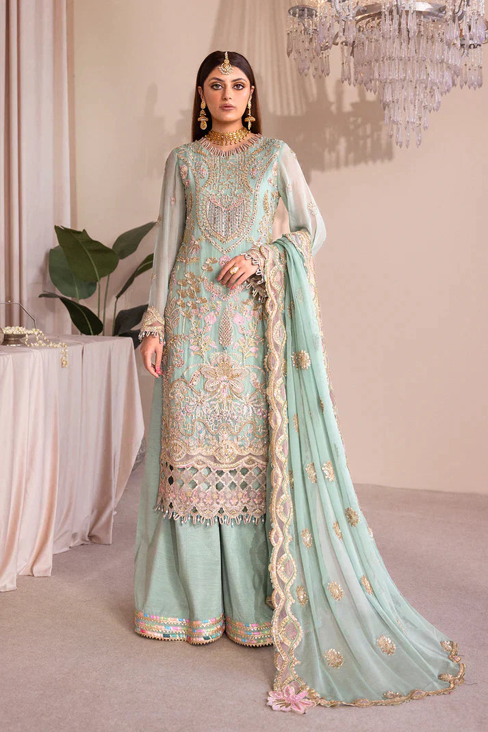 Emaan Adeel | Romansiyyah Luxury Formals 23 | RM-02 DALILAH by Designer Emaan Adeel - House of Maryam - Pakistani Designer Ethnic Wear in {{ shop.shopifyCountryName }}