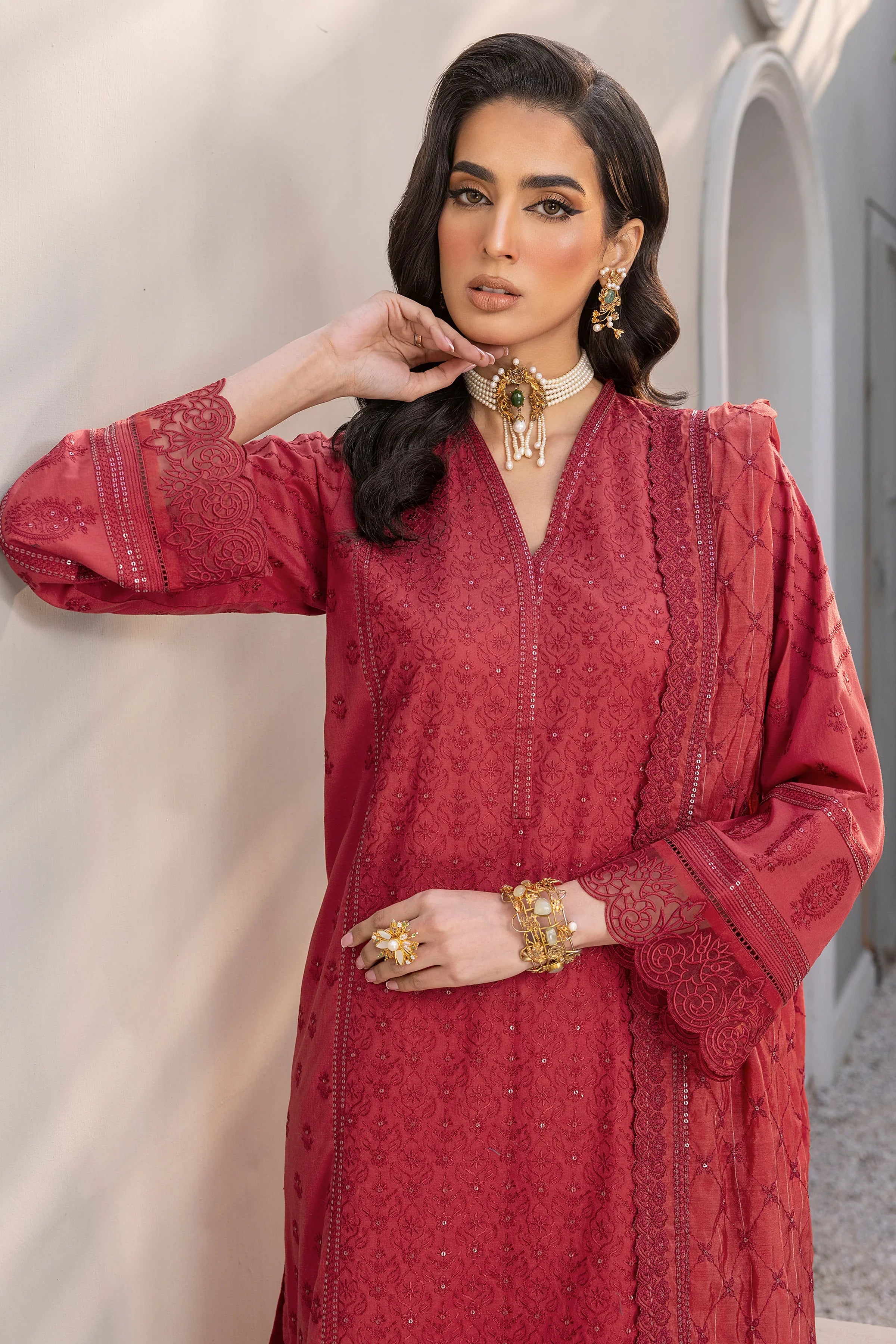 LSM | Embroidered Collection | 09 by Designer LSM - House of Maryam - Pakistani Designer Ethnic Wear in {{ shop.shopifyCountryName }}