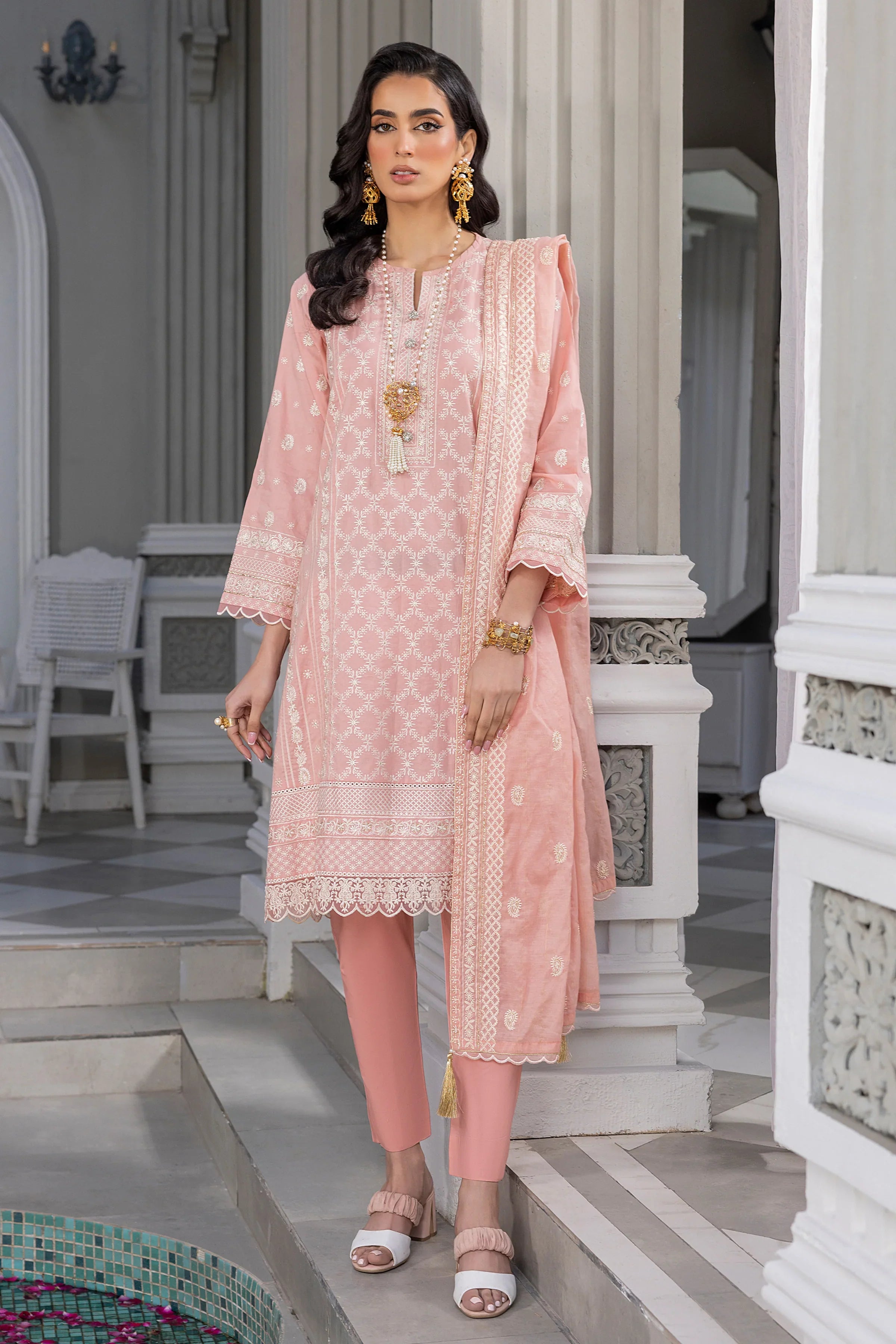 LSM | Embroidered Collection | 07 by Designer LSM - House of Maryam - Pakistani Designer Ethnic Wear in {{ shop.shopifyCountryName }}