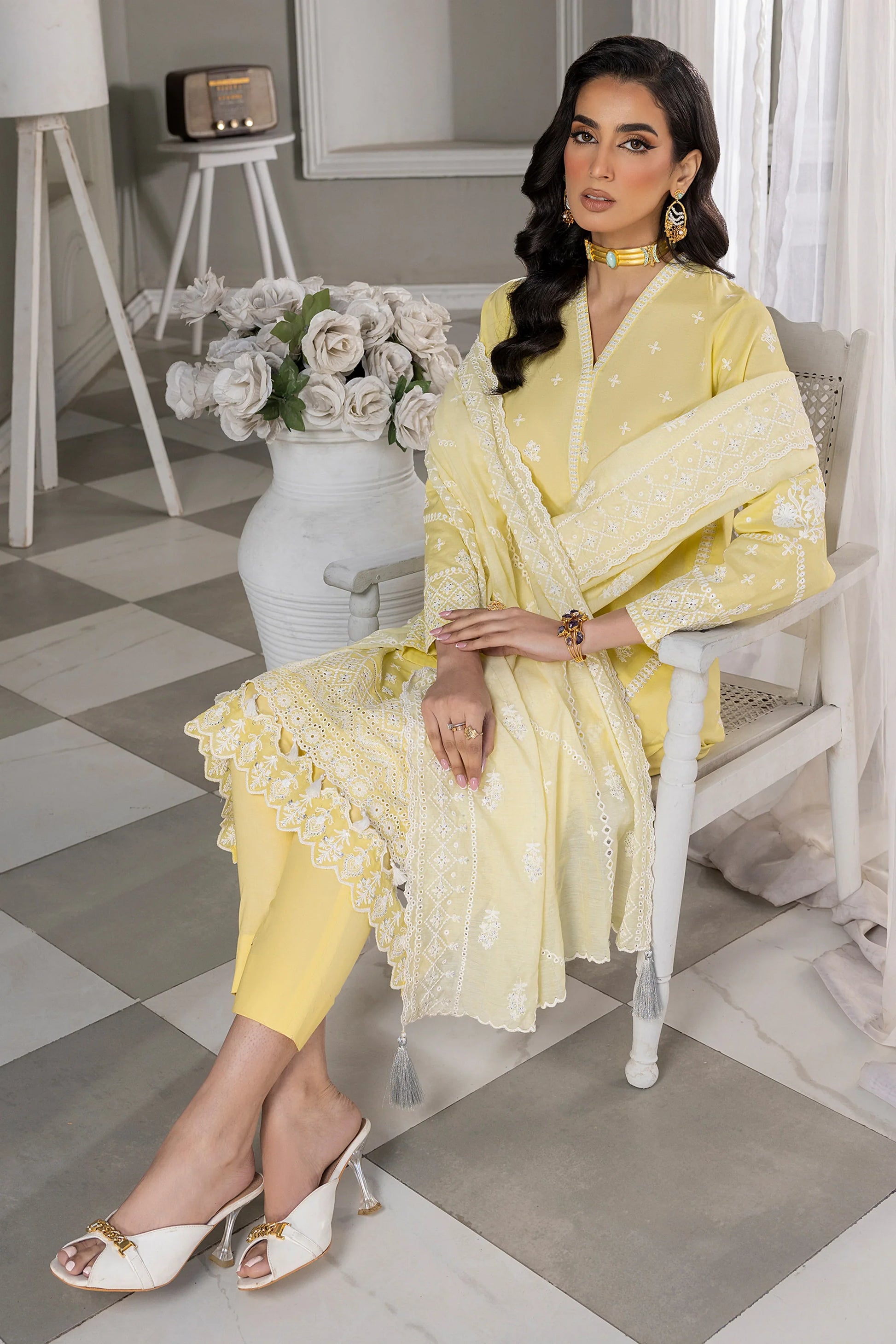 LSM | Embroidered Collection | 06 by Designer LSM - House of Maryam - Pakistani Designer Ethnic Wear in {{ shop.shopifyCountryName }}