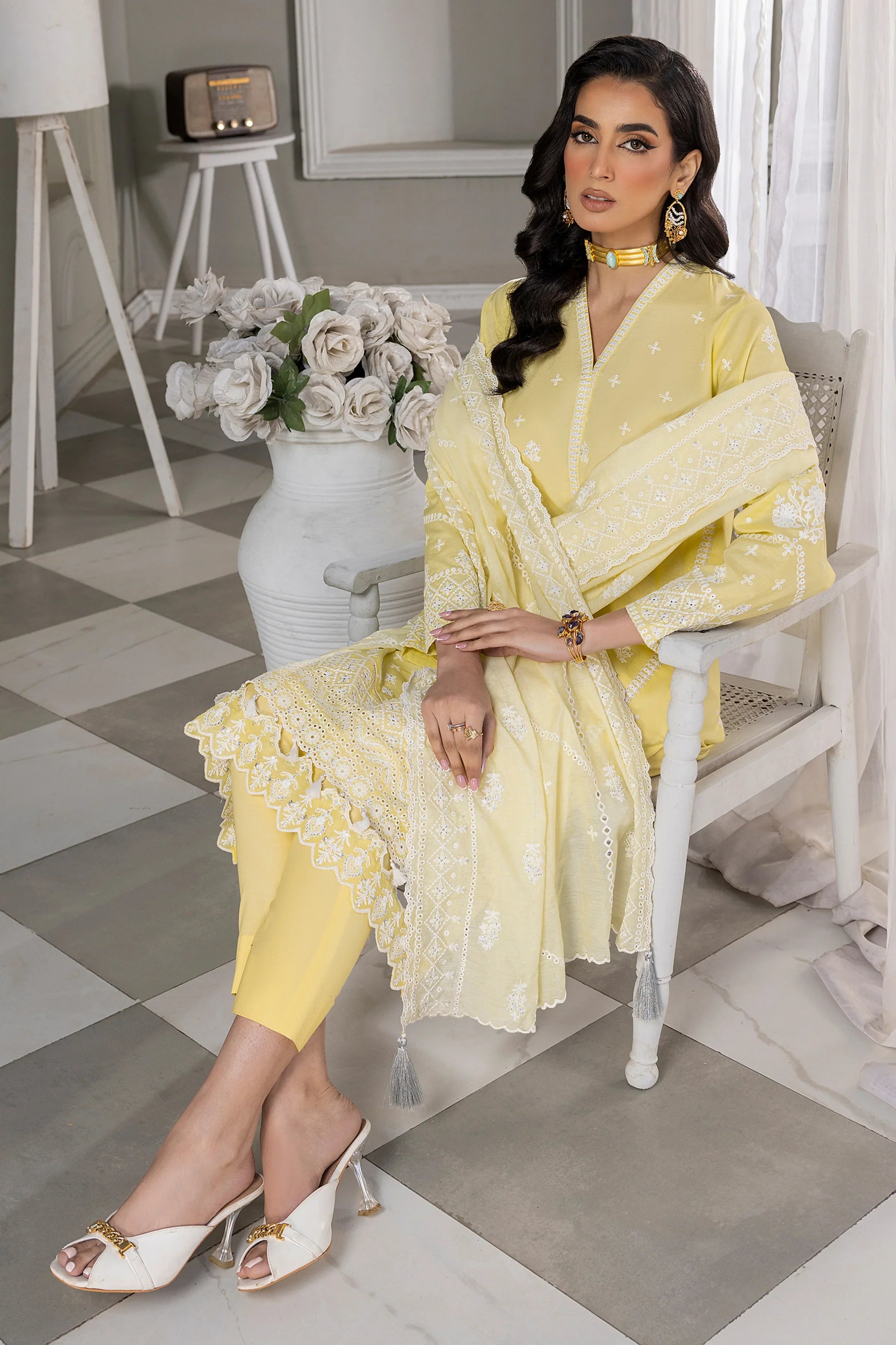 LSM | Embroidered Collection | 06 by Designer LSM - House of Maryam - Pakistani Designer Ethnic Wear in {{ shop.shopifyCountryName }}