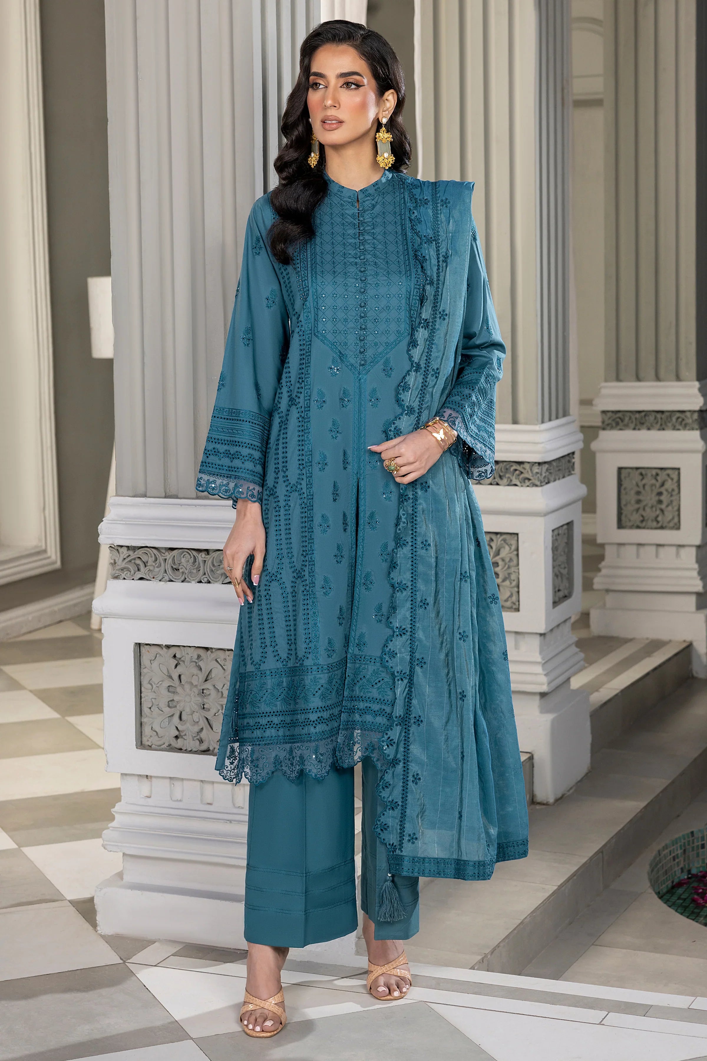 LSM | Embroidered Collection | 05 by Designer LSM - House of Maryam - Pakistani Designer Ethnic Wear in {{ shop.shopifyCountryName }}