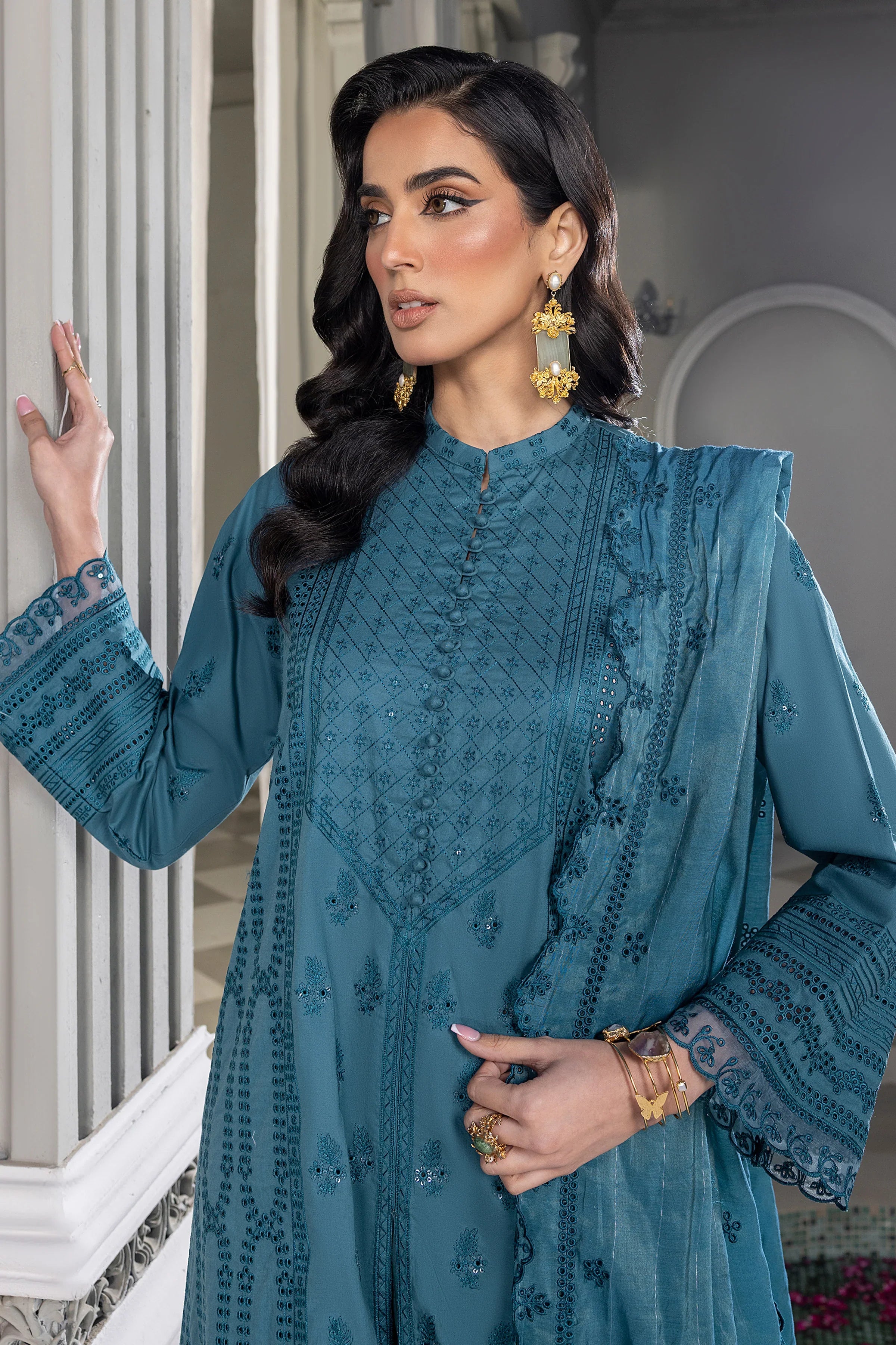 LSM | Embroidered Collection | 05 by Designer LSM - House of Maryam - Pakistani Designer Ethnic Wear in {{ shop.shopifyCountryName }}