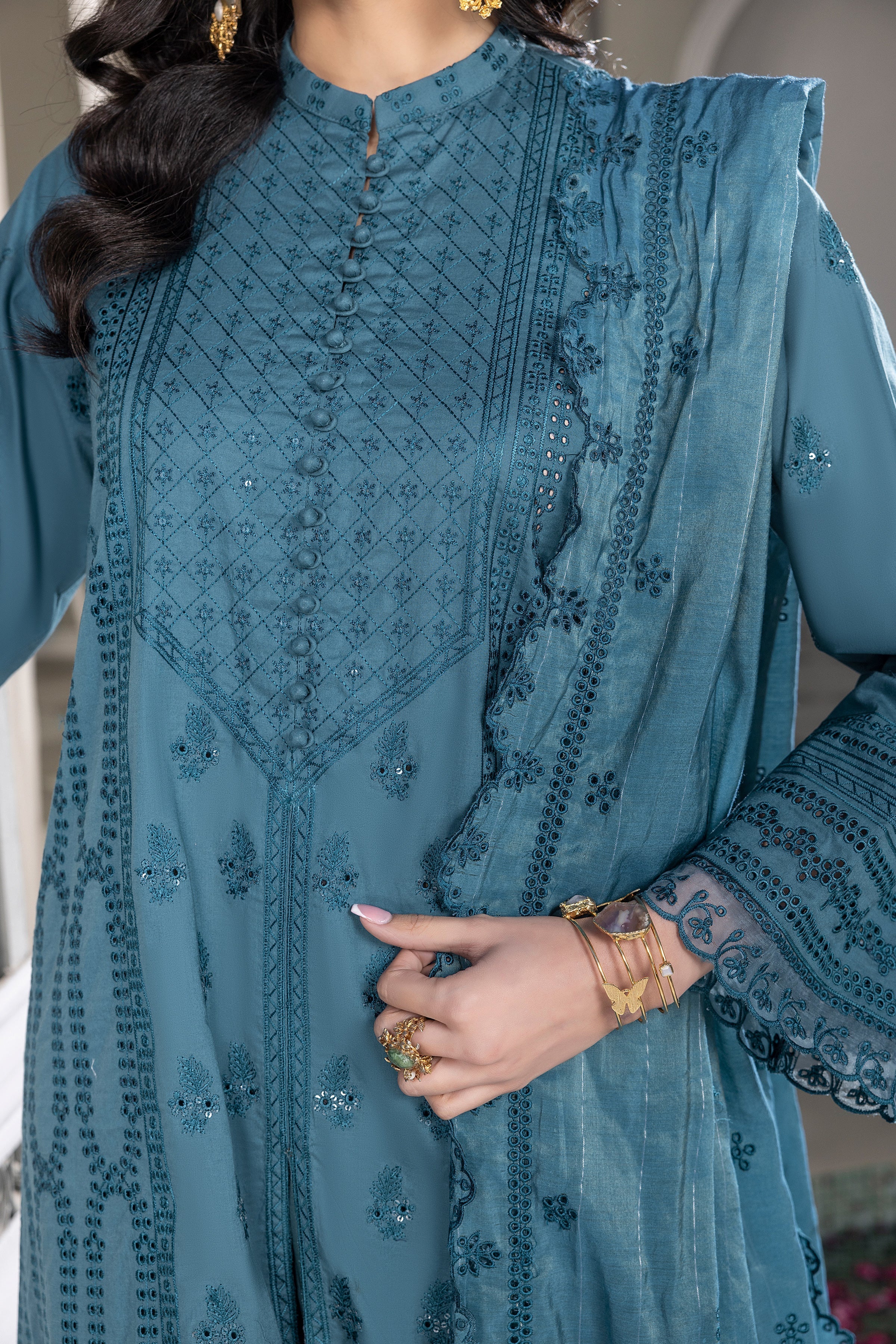 LSM | Embroidered Collection | 05 by Designer LSM - House of Maryam - Pakistani Designer Ethnic Wear in {{ shop.shopifyCountryName }}