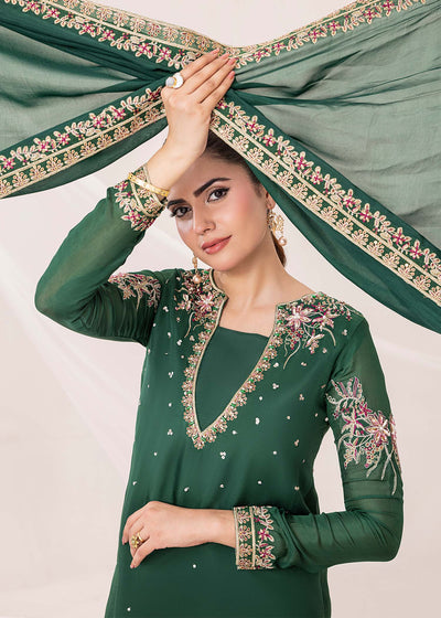 Jamnii | Silk Ivy | Emerald -  Jamnii Ladies Clothes - Original Designer Dress - House of Maryam