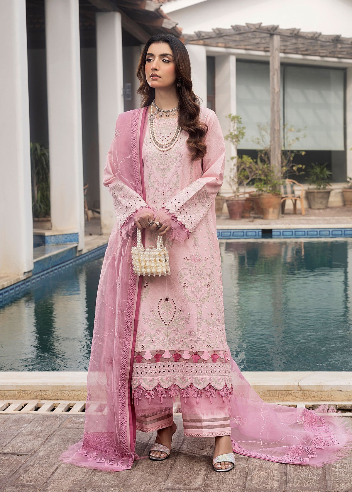 Shurooq | Luxury Lawn 25 | Blossom -  Shurooq Ladies Clothes - Original Designer Dress - House of Maryam