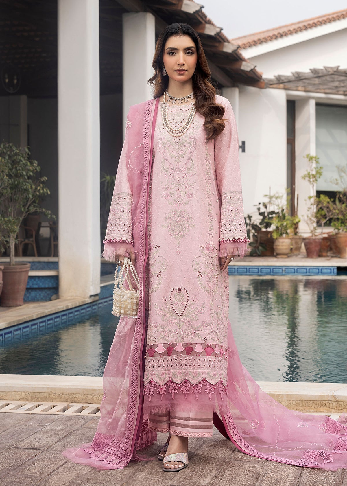 Shurooq | Luxury Lawn 25 | Blossom -  Shurooq Ladies Clothes -  House of Maryam