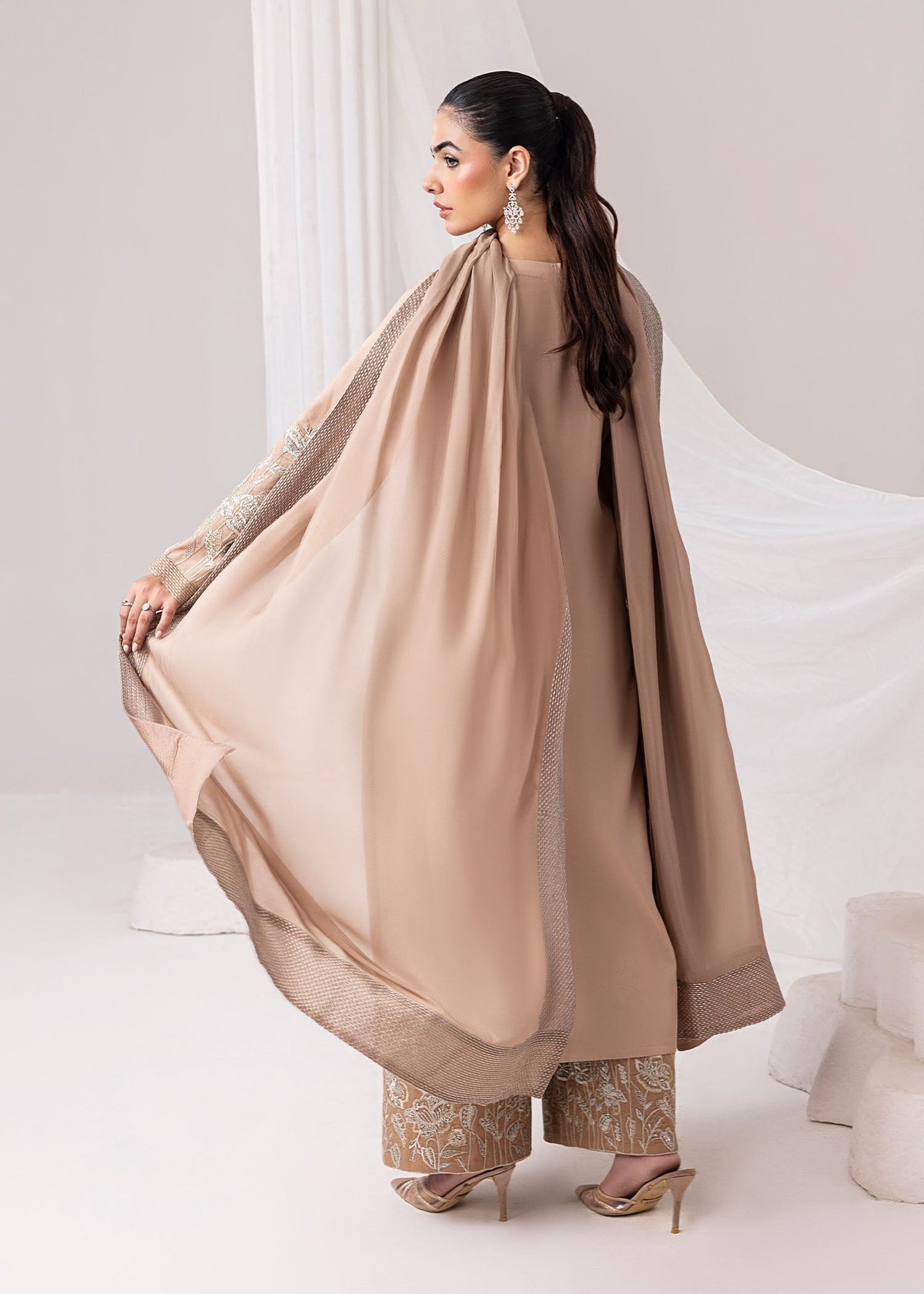 Jamnii | Silk Ivy | Desert Rose -  Jamnii Ladies Clothes - Original Designer Dress - House of Maryam