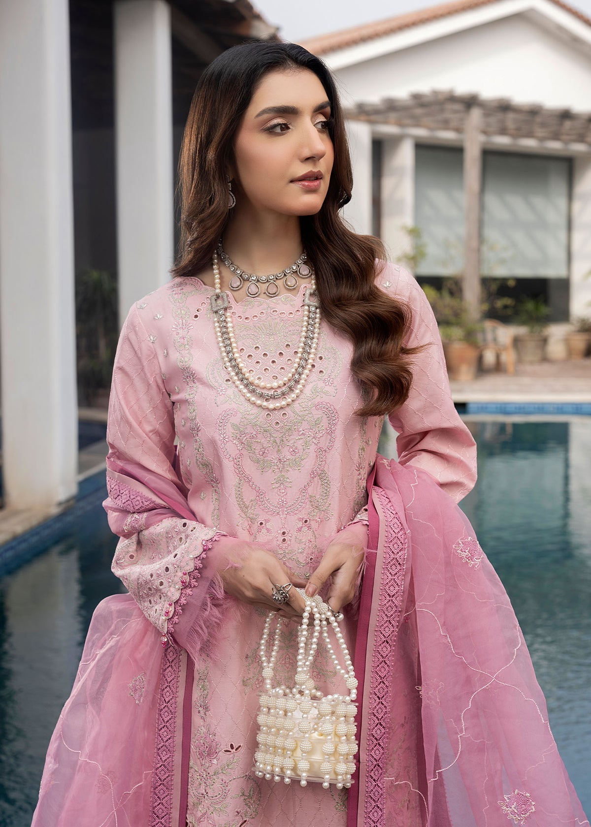 Shurooq | Luxury Lawn 25 | Blossom -  Shurooq Ladies Clothes -  House of Maryam