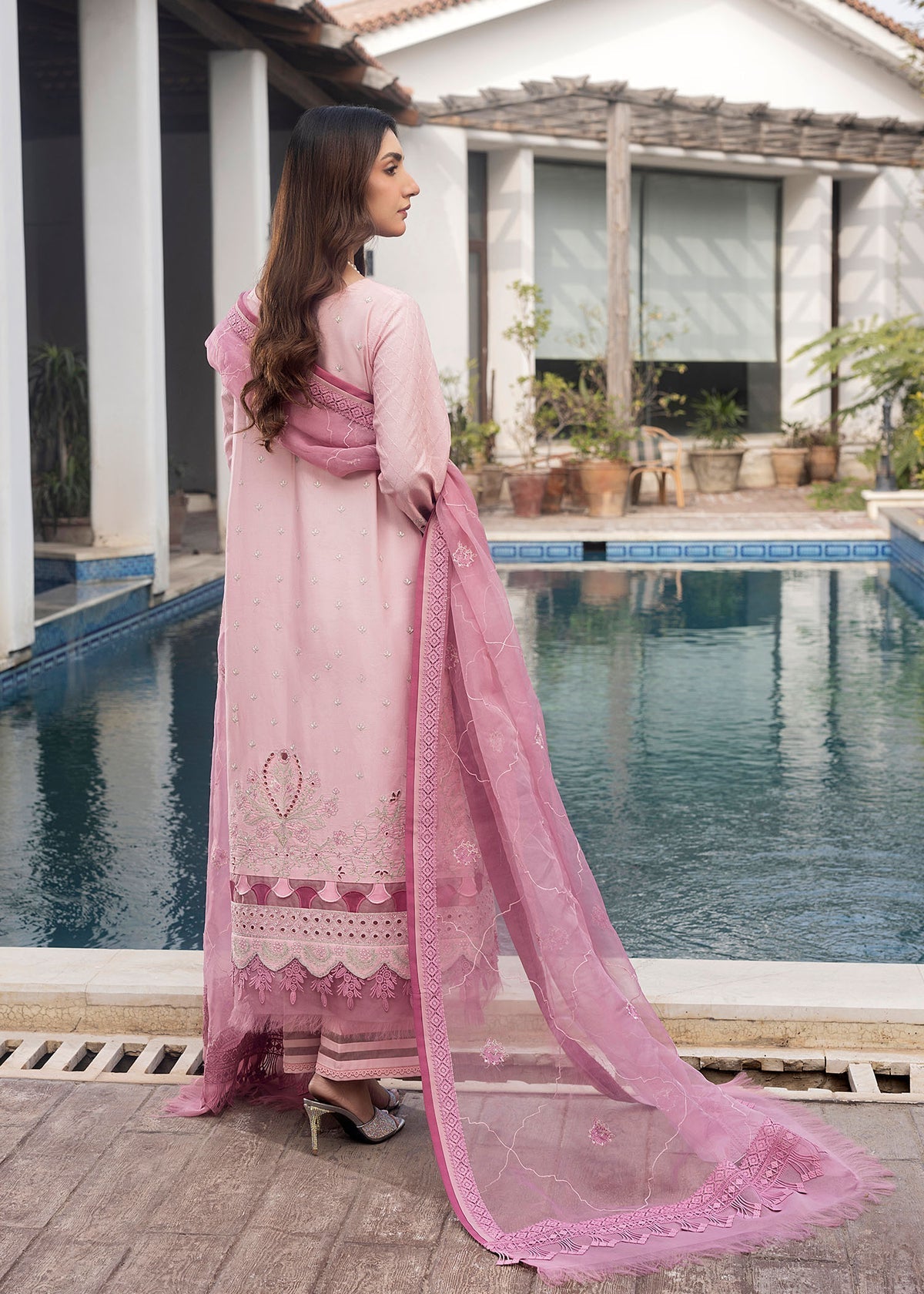 Shurooq | Luxury Lawn 25 | Blossom -  Shurooq Ladies Clothes -  House of Maryam