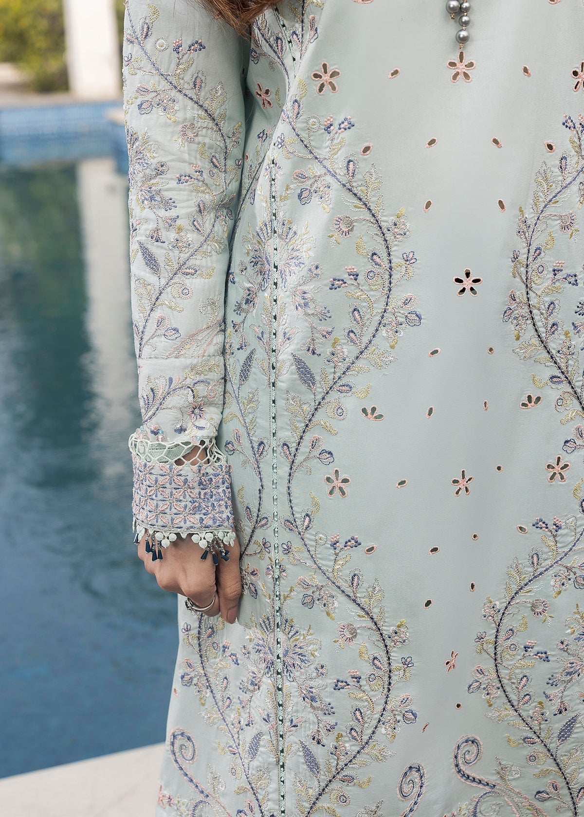 Shurooq | Luxury Lawn 25 | Evie -  Shurooq Ladies Clothes - Original Designer Dress - House of Maryam