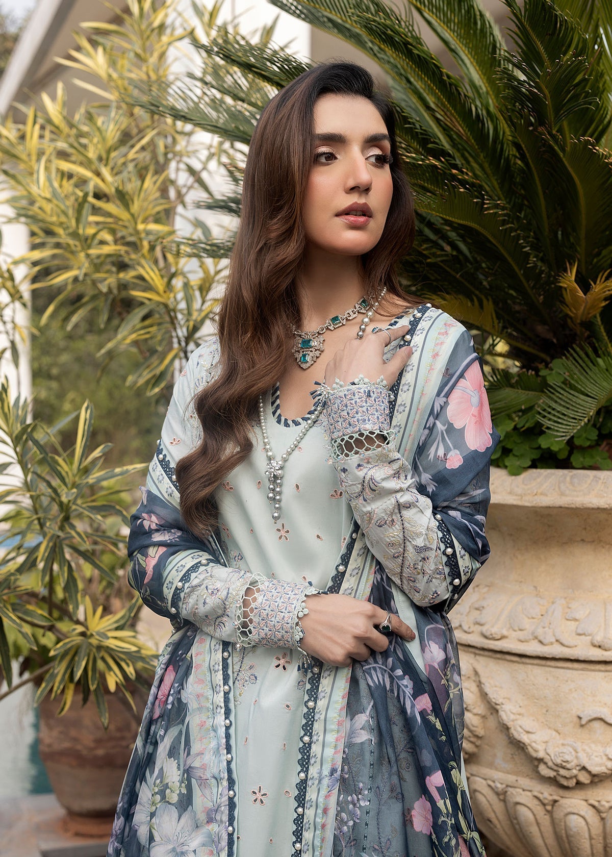 Shurooq | Luxury Lawn 25 | Evie -  Shurooq Ladies Clothes -  House of Maryam