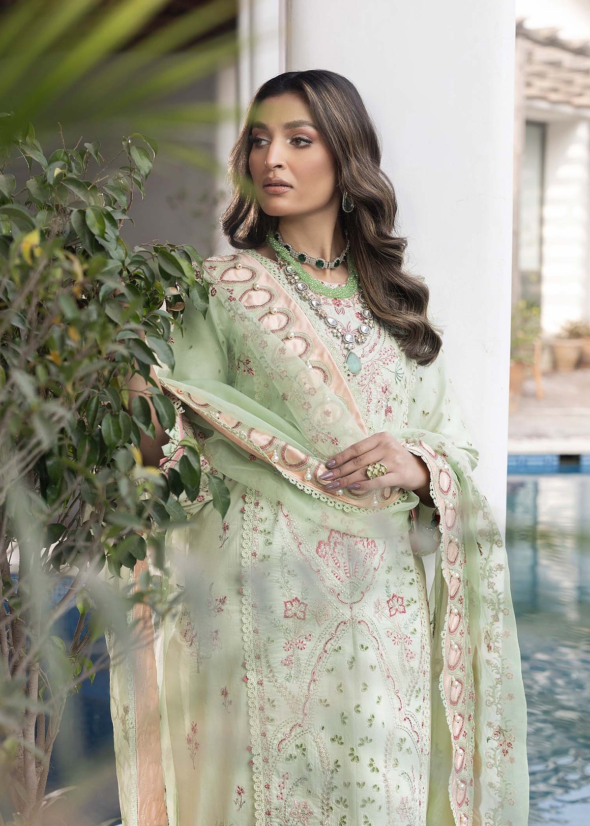 Shurooq | Luxury Lawn 25 | Amazon -  Shurooq Ladies Clothes - Original Designer Dress - House of Maryam