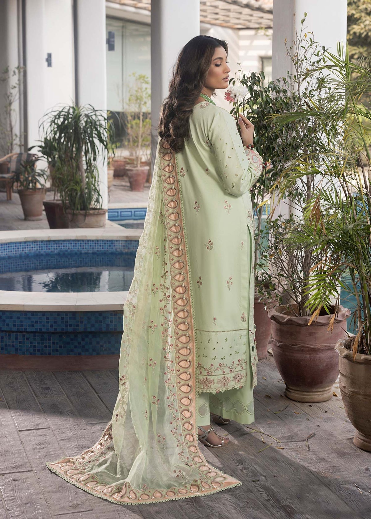 Shurooq | Luxury Lawn 25 | Amazon -  Shurooq Ladies Clothes - Original Designer Dress - House of Maryam