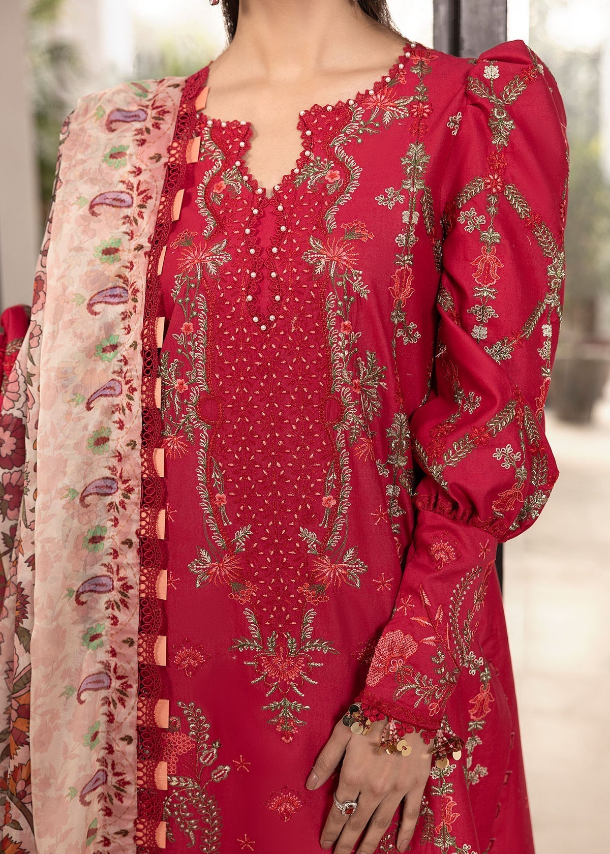 Shurooq | Luxury Lawn 25 | Lina -  Shurooq Ladies Clothes - Original Designer Dress - House of Maryam