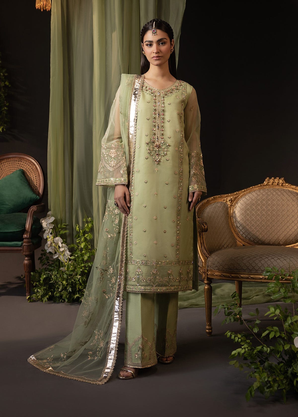 Shurooq | Garden of Dream | Verde -  Shurooq Ladies Clothes - Original Designer Dress - House of Maryam