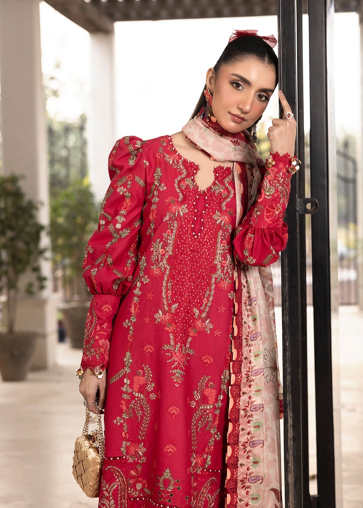 Shurooq | Luxury Lawn 25 | Lina -  Shurooq Ladies Clothes -  House of Maryam
