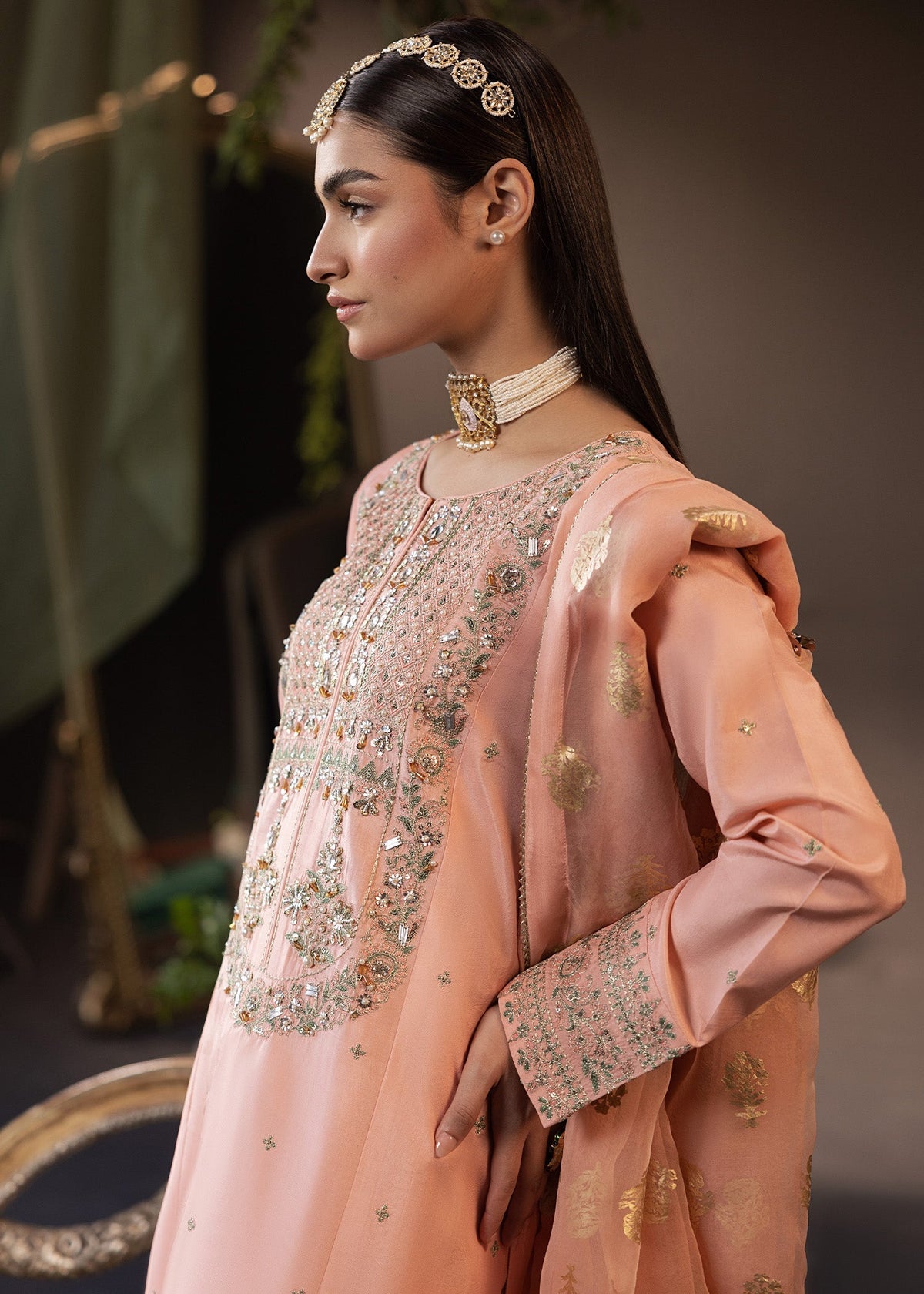 Shurooq | Garden of Dream | Periwinkle -  Shurooq Ladies Clothes - Original Designer Dress - House of Maryam