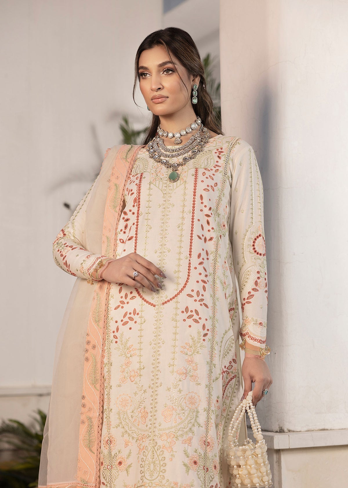 Shurooq | Luxury Lawn 25 | Nora -  Shurooq Ladies Clothes - Original Designer Dress - House of Maryam