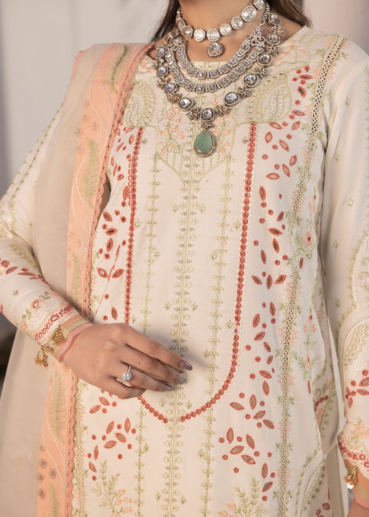 Shurooq | Luxury Lawn 25 | Nora -  Shurooq Ladies Clothes -  House of Maryam