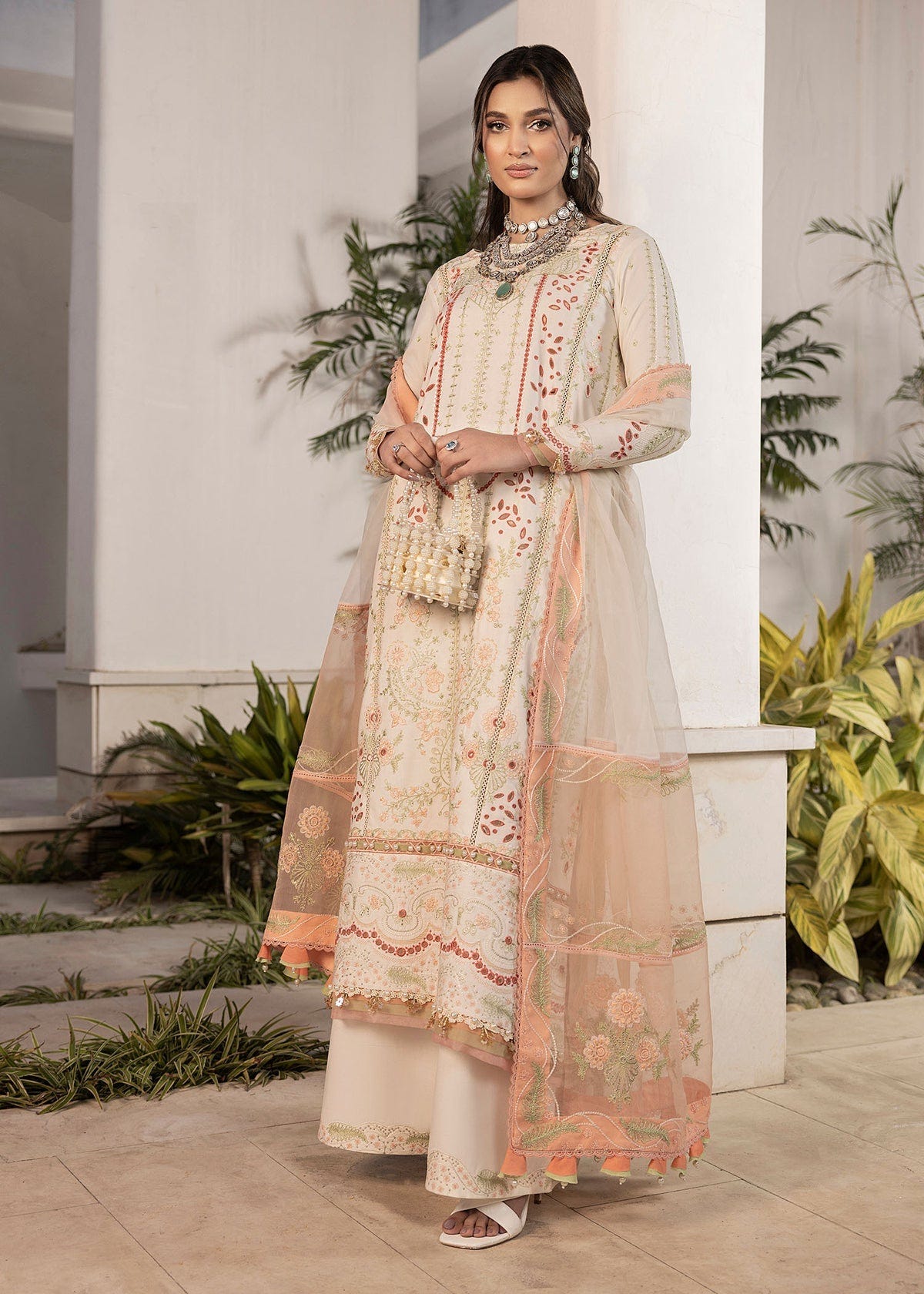 Shurooq | Luxury Lawn 25 | Nora -  Shurooq Ladies Clothes - Original Designer Dress - House of Maryam
