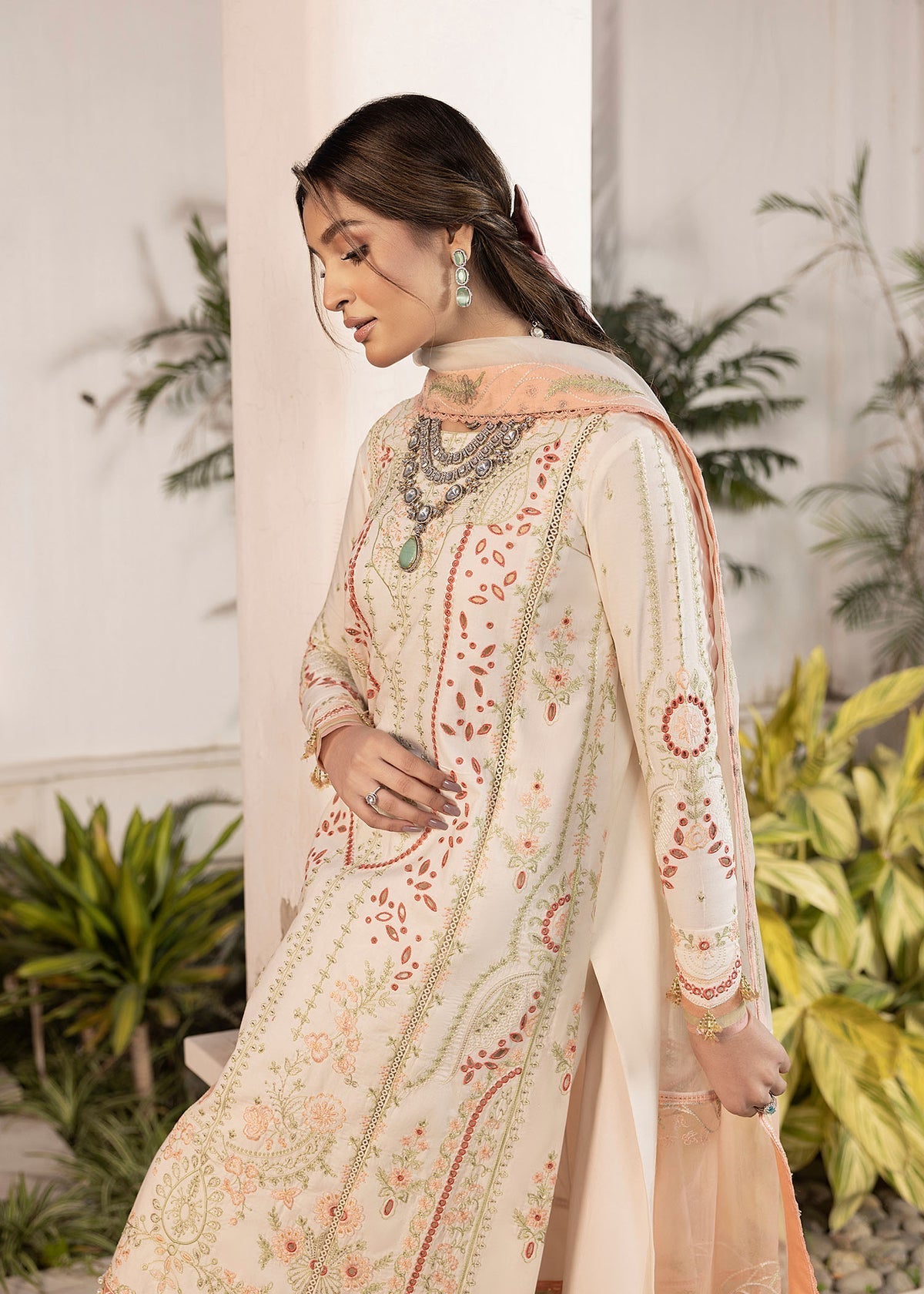 Shurooq | Luxury Lawn 25 | Nora -  Shurooq Ladies Clothes - Original Designer Dress - House of Maryam