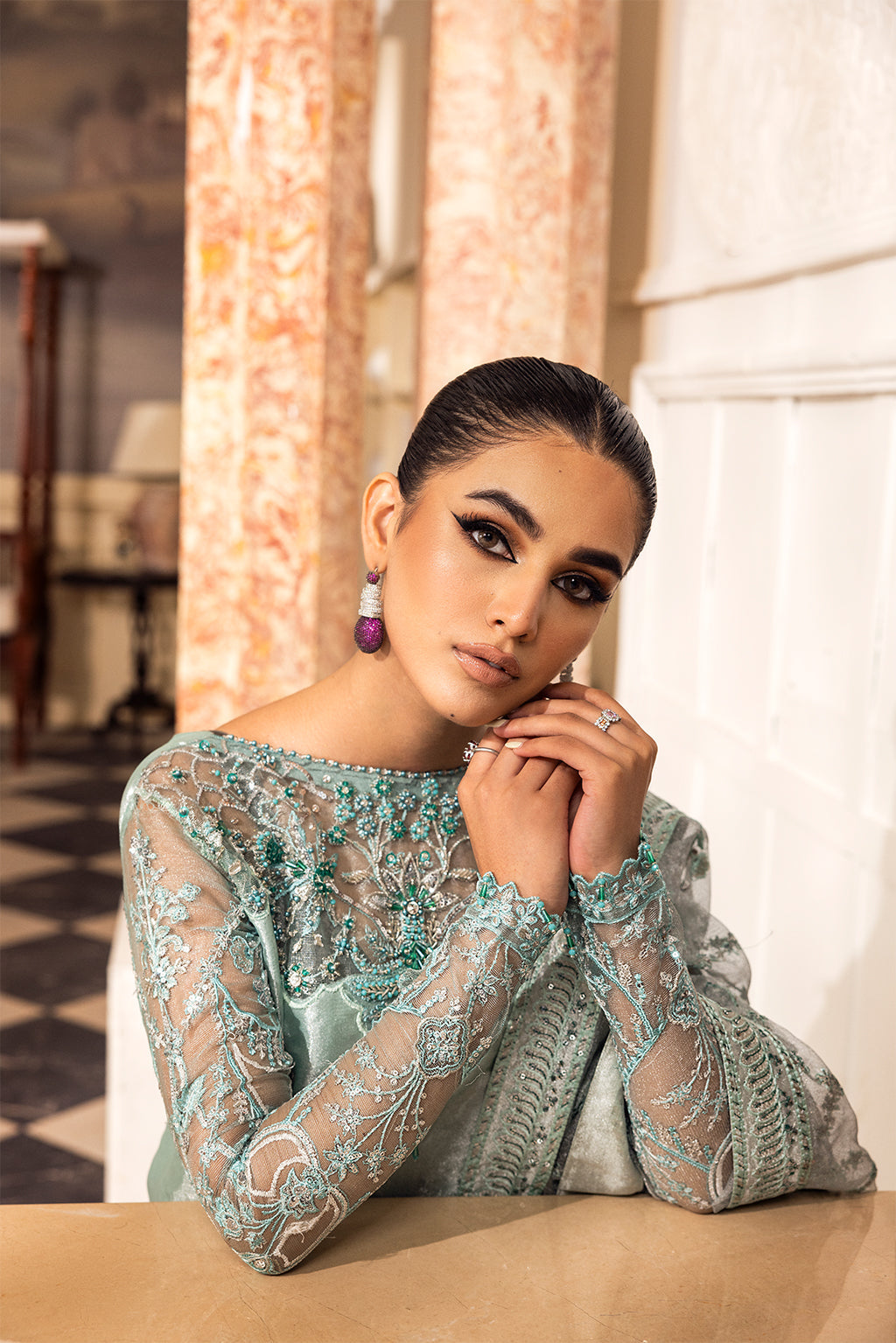 Emaan Adeel | LP-05 Anaya -  Emaan Adeel  - Original Designer Dress - House of Maryam