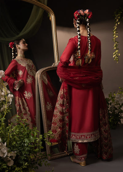 Shurooq | Garden of Dream | Crimson -  Shurooq Ladies Clothes - Original Designer Dress - House of Maryam