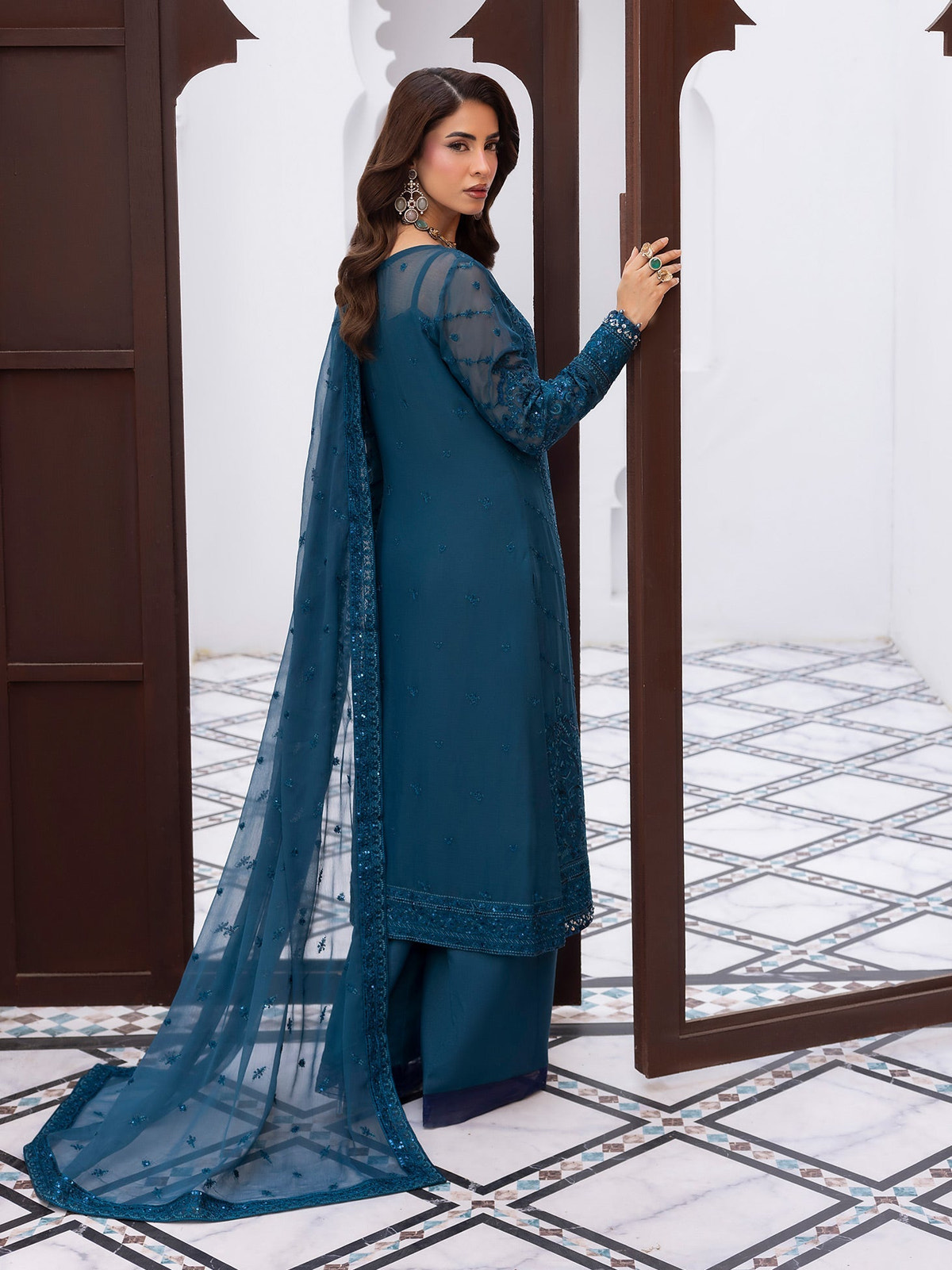 Gulaal | Maeri Luxury Chiffon 26 | Mist, image 2
