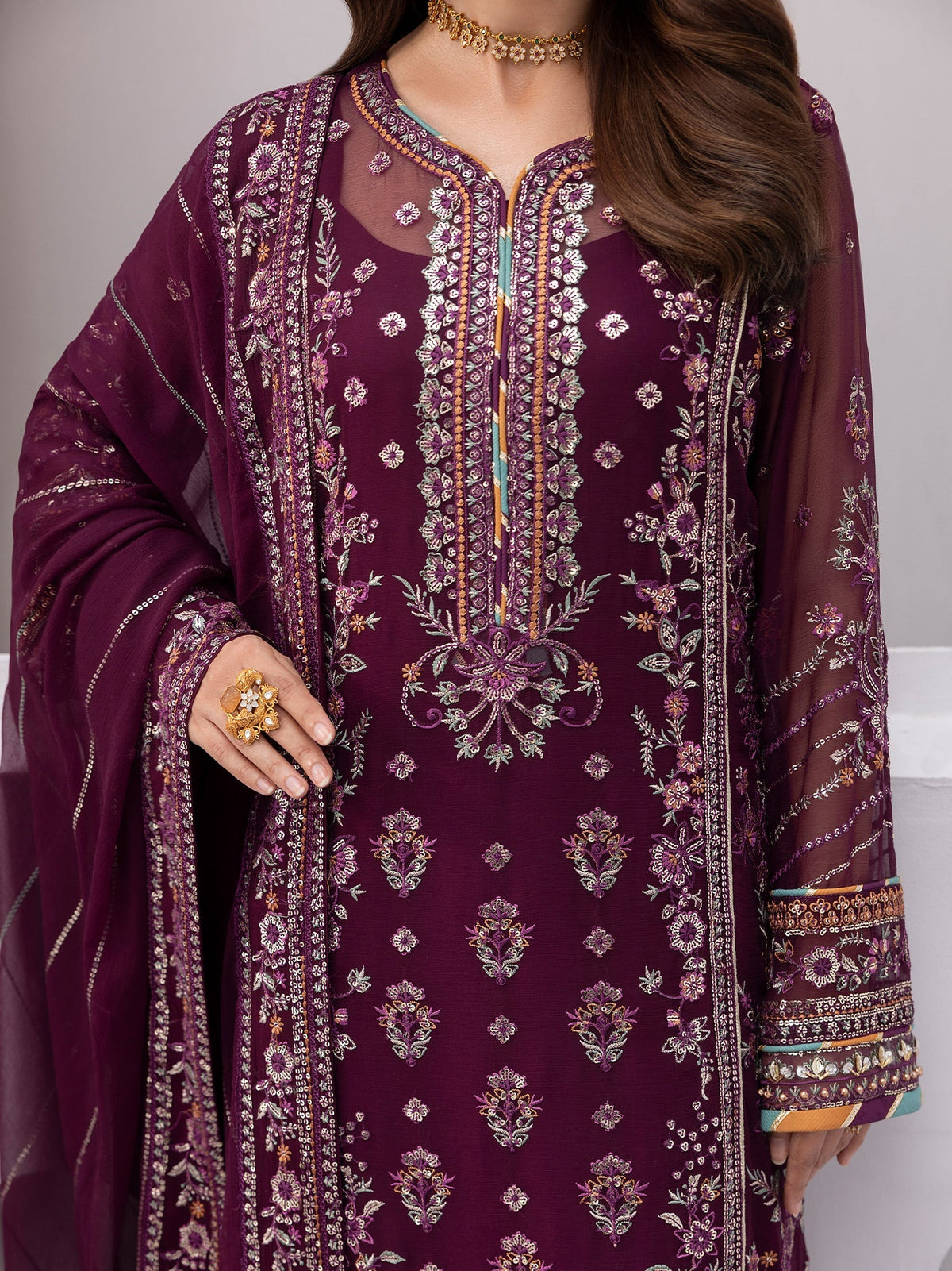 Gulaal | Maeri Luxury Chiffon 26 | Etincelle, image 3
